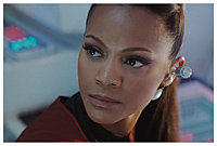 Zoe Saldana in Star Trek